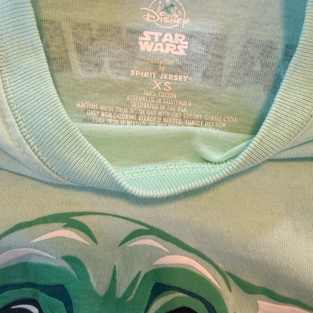 Disney Grogu Star Wars The Mandalorian Spirit Jersey Size XS - Picture 3 of 6